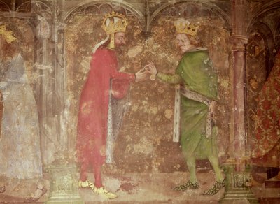 The Holy Roman Emperor Charles IV Receiving a Thorn from the Crown of Christ from the French King, Jean II, from the Chapel of Our Lady by Nikolaus Wurmser